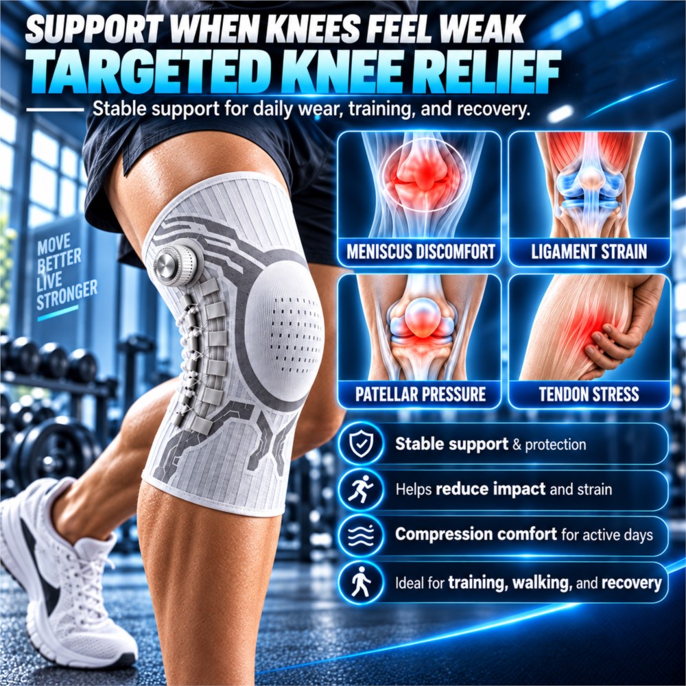 Adjustable Smart Knob Knee Bra - Compression Sleeve Calf ulasan dan harga