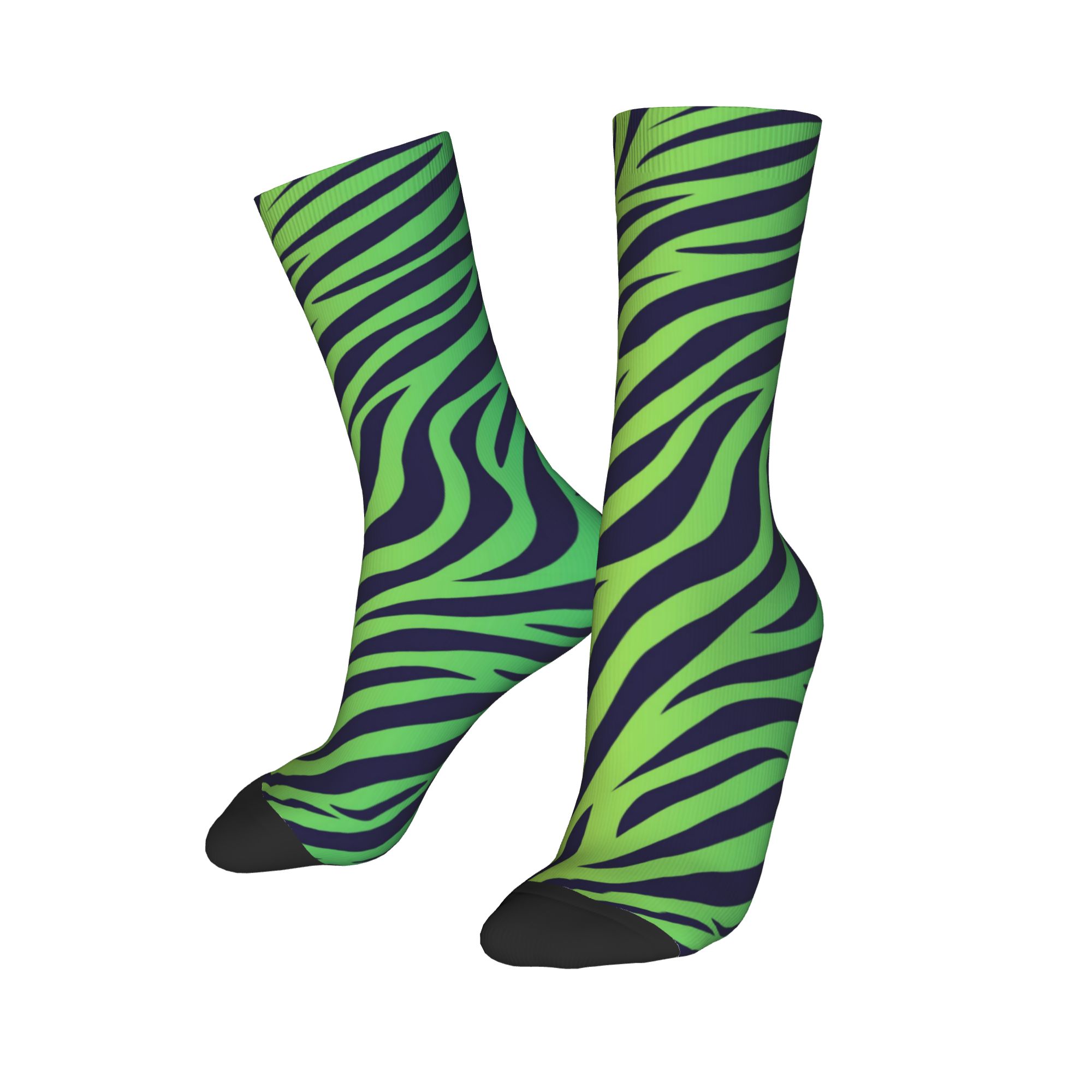 Colorful Tiger Zebra Skin Patt - Dress Sock Men ulasan dan harga